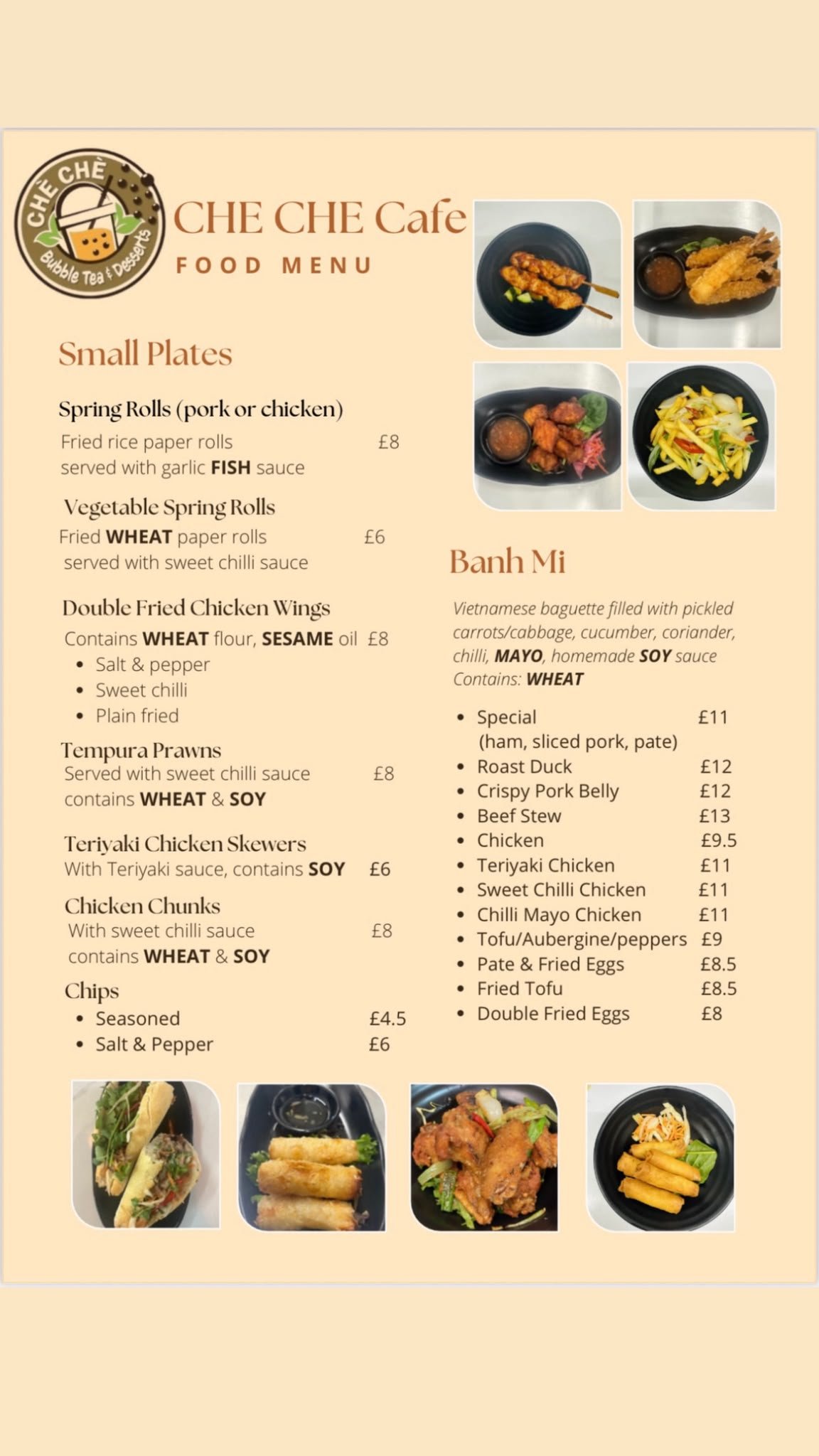 Small Plates and Bánh Mì